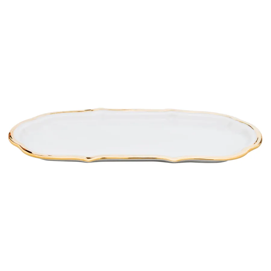 obrazek 18 Stylowa porcelanowa zastawa stołowa dla 12 osobowej rodziny - Porcel