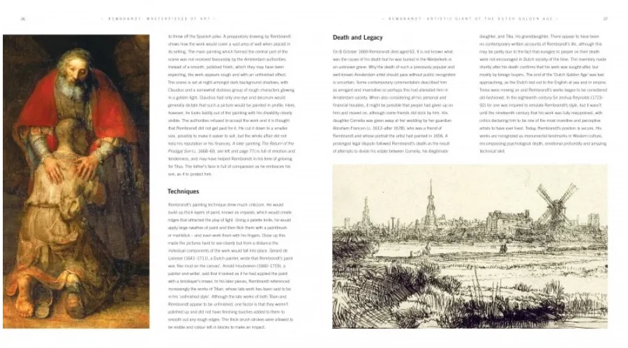 obrazek 2 Książka Rembrandt van Rijn - Arcydzieła sztuki - Flame Tree Publishing