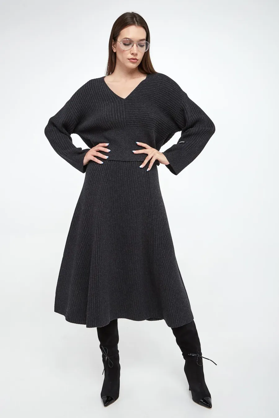 obrazek 1 Spódnica wełniana midi Arabian PINKO Pinko