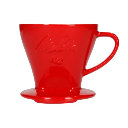 Zdjęcie Melitta porcelanowy dripper do kawy 102 - Czerwony MELITTA
