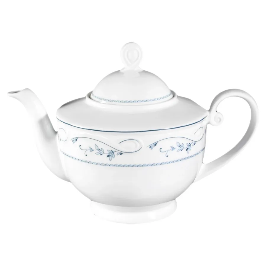 obrazek 1 Luksusowy porcelanowy czajnik do herbaty z pięknym klasycznym zdobieniem - Seltmann Weiden