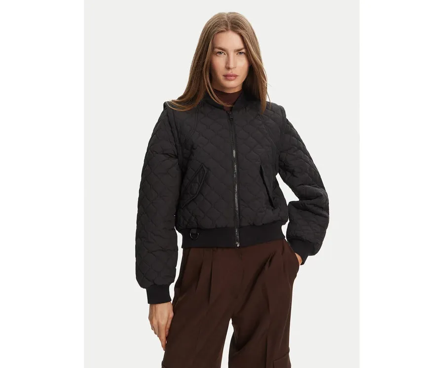 obrazek 1 Hunter Kurtka bomber Shira HARW0046251 Czarny Cropped Fit
