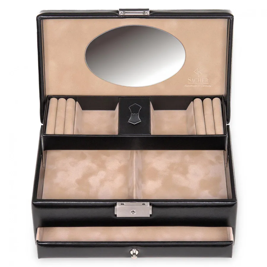 obrazek 3 Szkatułka na biżuterię Hanna Black Classic