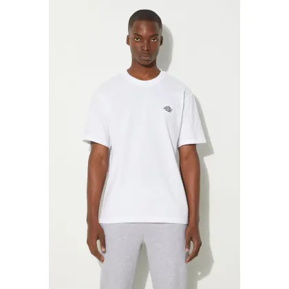 Zdjęcie Dickies t-shirt bawełniany kolor biały z aplikacją