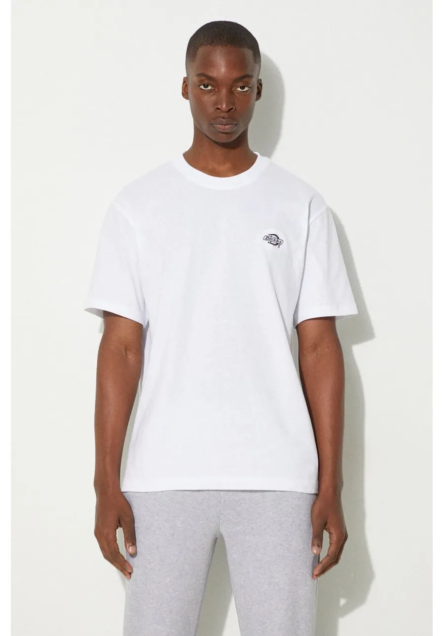 obrazek 1 Dickies t-shirt bawełniany kolor biały z aplikacją