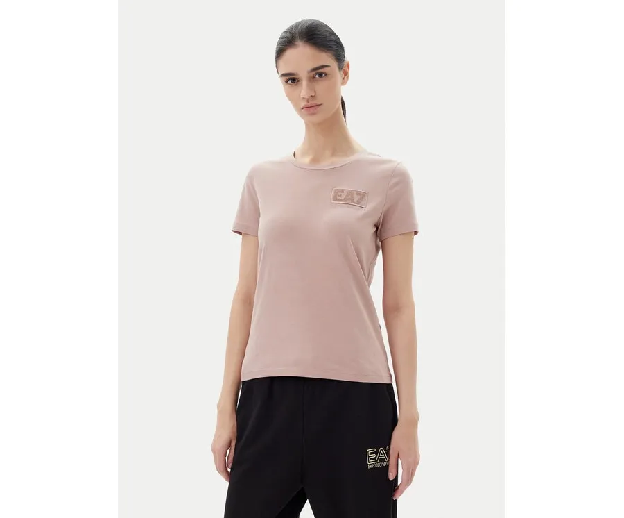 obrazek 1 EA7 Emporio Armani T-Shirt 7W000492 AF10373 U4079 Różowy Regular Fit