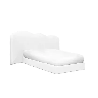 Picture White children's cloud bed
