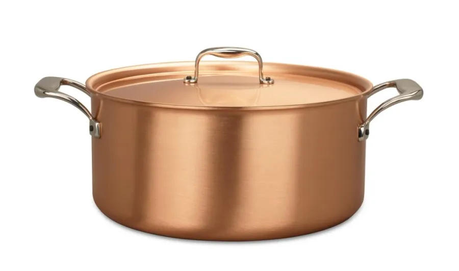 obrazek 3 Miedziany garnek do casserole o średnicy 28 cm