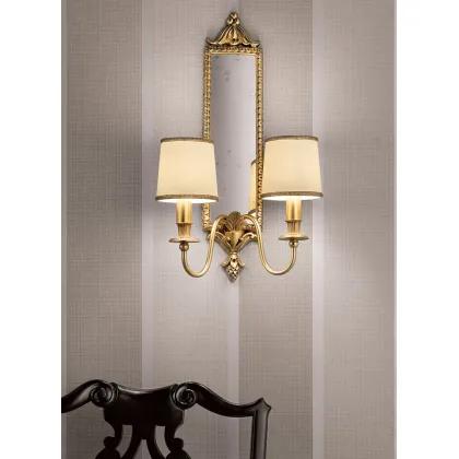 Zdjęcie Oryginalna lampa ścienna z lustrem do domu