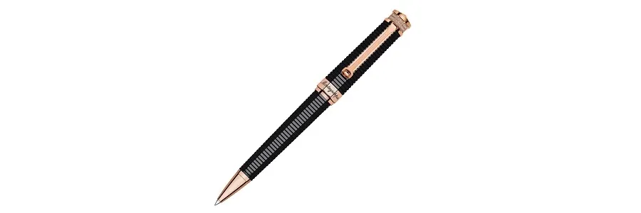 obrazek 1 Długopis Black Rose Gold NeroUno Linea Crystal Montegrappa