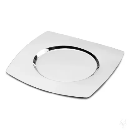 Zdjęcie Ekskluzywny kwadratowy talerz wykonany ze srebra - Zaramella Argenti