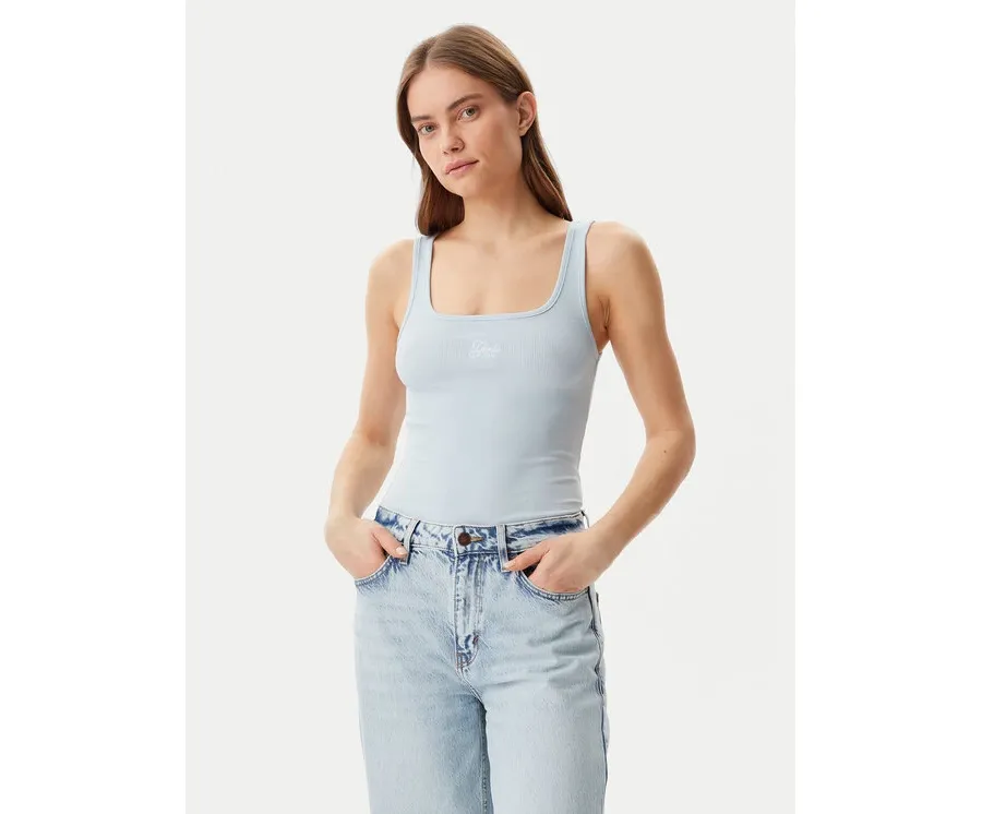 obrazek 1 Guess Jeans Top W5GP26 KA0H1 Niebieski Regular Fit