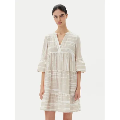 Zdjęcie Vero Moda Sukienka letnia Dicthe 10225127 Beżowy Loose Fit