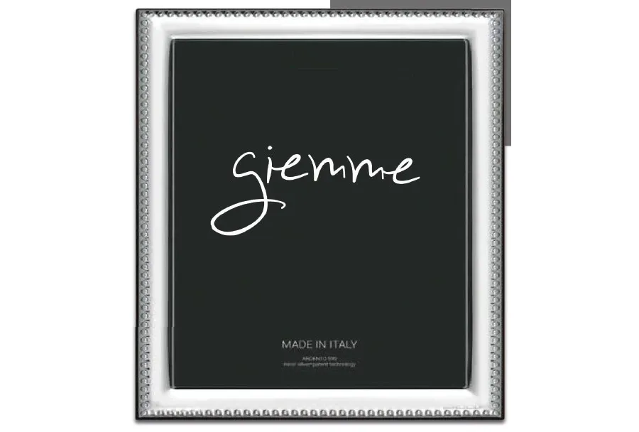 picture 1 Large silver photo frame 20x25 cm with decorated rim