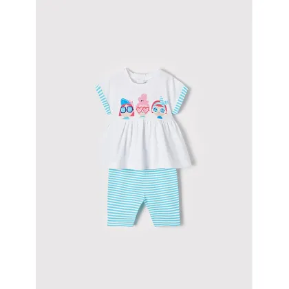 Zdjęcie Mayoral Komplet sukienka i legginsy 1239 Kolorowy Regular Fit