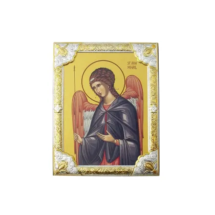 Zdjęcie Elegancka Ikona Prosta Michał Archanioł  9,2x11,8 cm