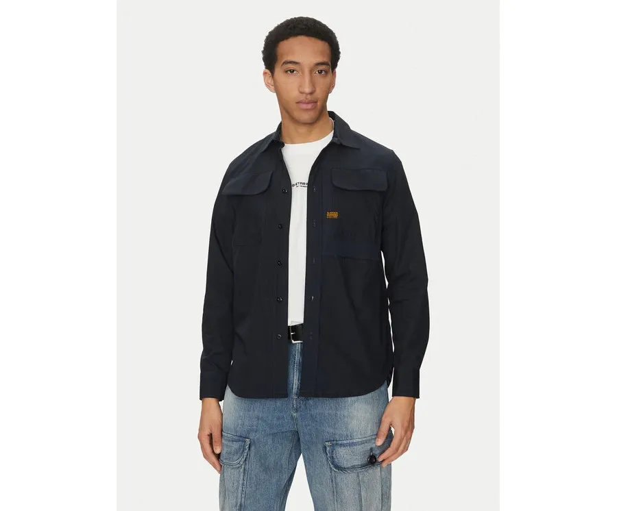 obrazek 1 G-Star Raw Koszula Cpo Utility D26470-C973 C742 Granatowy Regular Fit