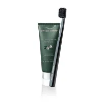 Picture herbal bliss toothpaste and toothbrush - energizing herbal paste & gentle toothbrush