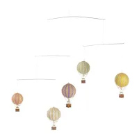 Zdjęcie Fascynująca dekoracja wisząca w postaci kolorowych miniatur balonów