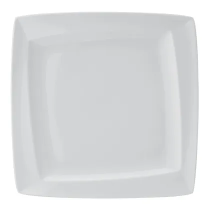 Zdjęcie Klasyczny biały talerz-półmisek z porcelany z unikatowej kolekcji Organic White inspirowanej naturą - Vista Alegre