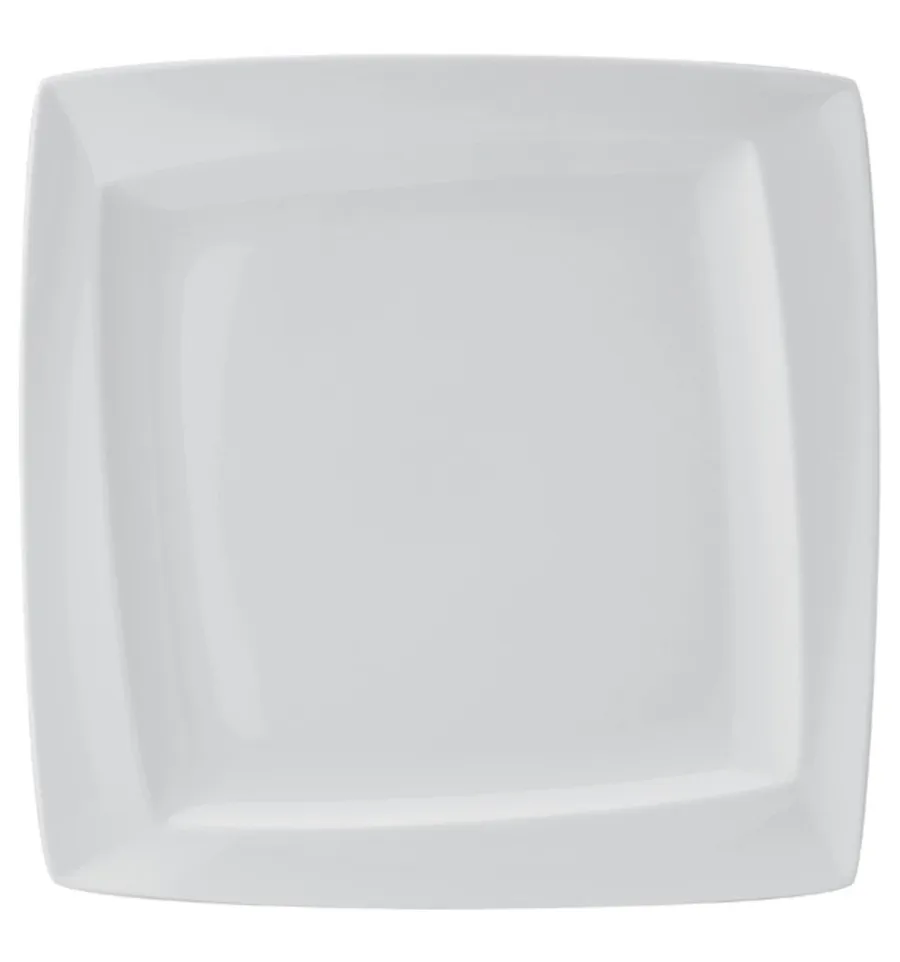 obrazek 1 Klasyczny biały talerz-półmisek z porcelany z unikatowej kolekcji Organic White inspirowanej naturą - Vista Alegre