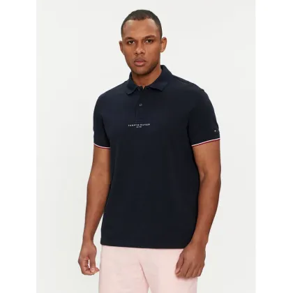 Zdjęcie Tommy Hilfiger Polo Logo MW0MW34841 Granatowy Regular Fit