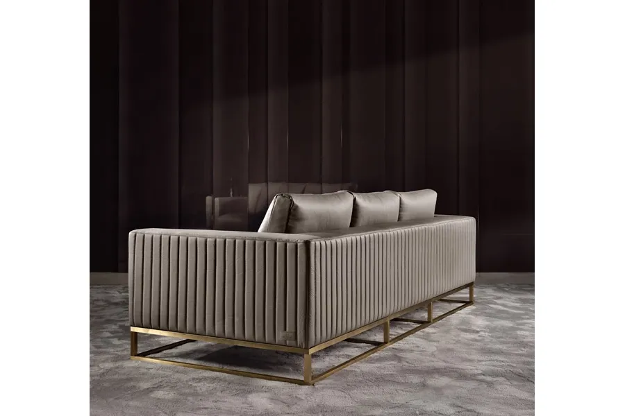 obrazek 2 Beżowa elegancka sofa do apartamentu – Daytona