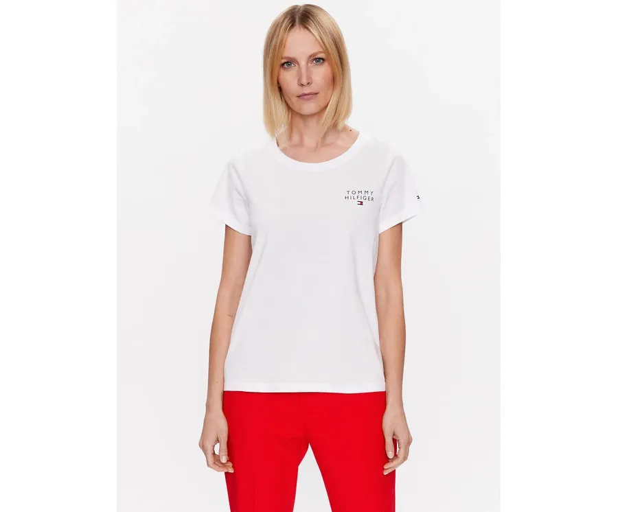 obrazek 1 Tommy Hilfiger T-Shirt UW0UW04525 Biały Relaxed Fit
