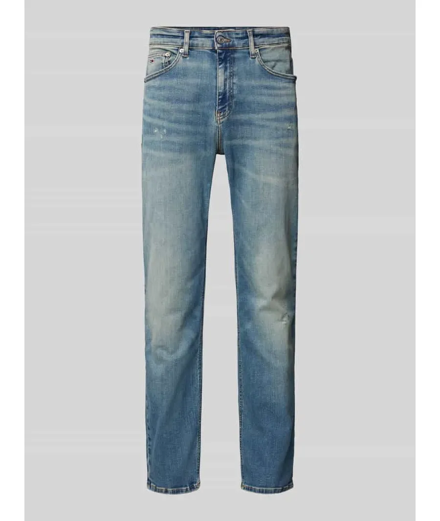 obrazek 1 Jeansy o kroju slim fit z przetarciami model ‘RYAN’