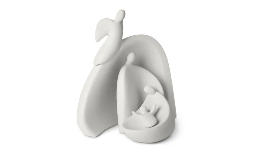 obrazek 3 Dekoracyjna figurka ceramiczna - szopka betlejemska