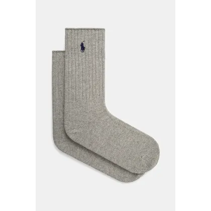 Zdjęcie Polo Ralph Lauren skarpetki damskie kolor szary 455846847