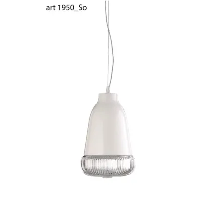 Zdjęcie Metalowy żyrandol wiszący z ręcznie ciętym włoskim kryształem - Il Paralume Marina