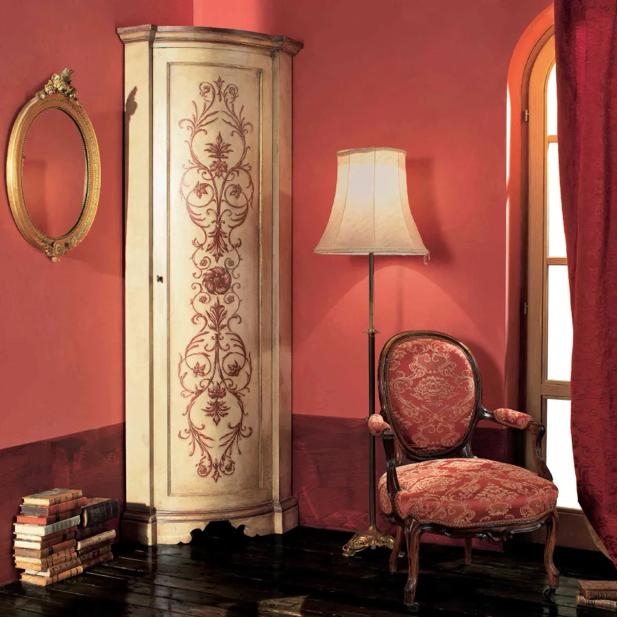 obrazek 1 Drewniana włoska szafa narożna - Interiors Italia