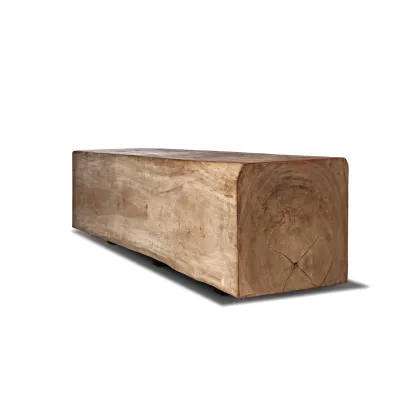 Zdjęcie Oryginalna ogrodowa ławka bez oparcia Suar