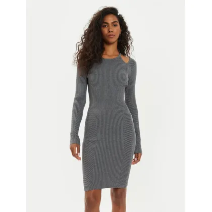 Zdjęcie Guess Sukienka dzianinowa Vanessa W4BK24 Z3I22 Szary Regular Fit