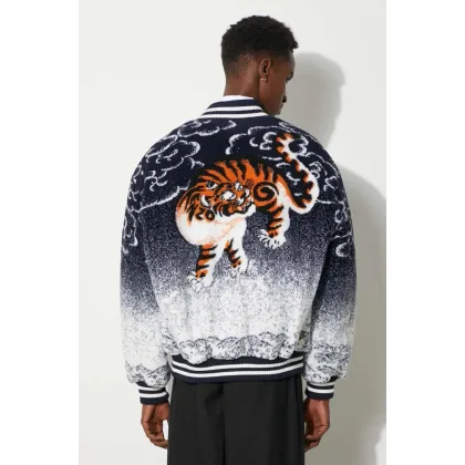 Zdjęcie Kenzo kurtka bomber Kenzo Cloud Tiger Bomber męski przejściowa FE68BL2004FA.MU