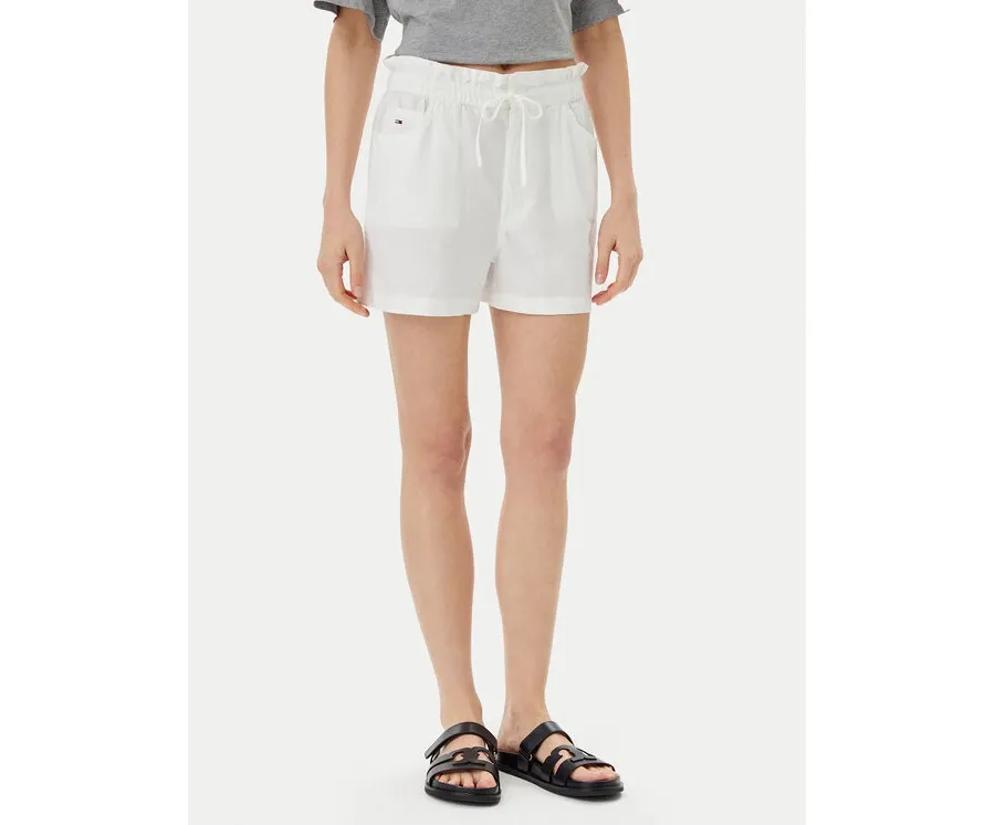 obrazek 1 Tommy Jeans Szorty materiałowe DW0DW20360 Écru Regular Fit