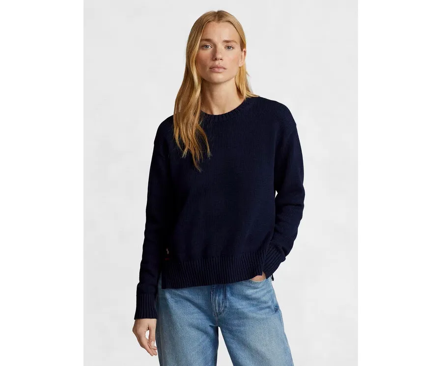 obrazek 1 Polo Ralph Lauren Sweter Cn Po 211898583004 Granatowy Regular Fit