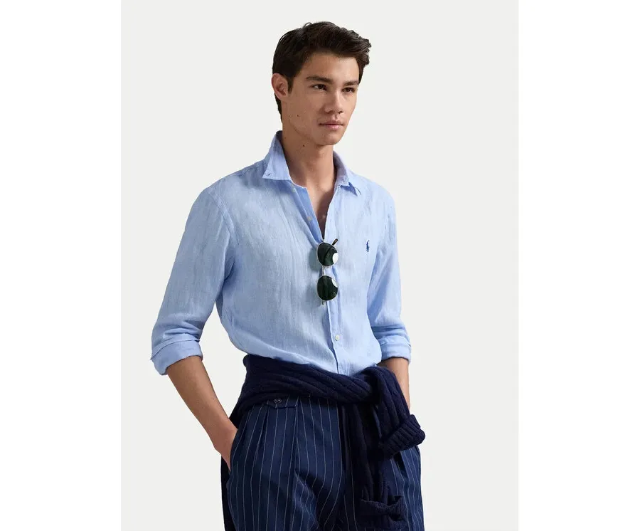 obrazek 1 Polo Ralph Lauren Koszula 710968915008 Błękitny Slim Fit