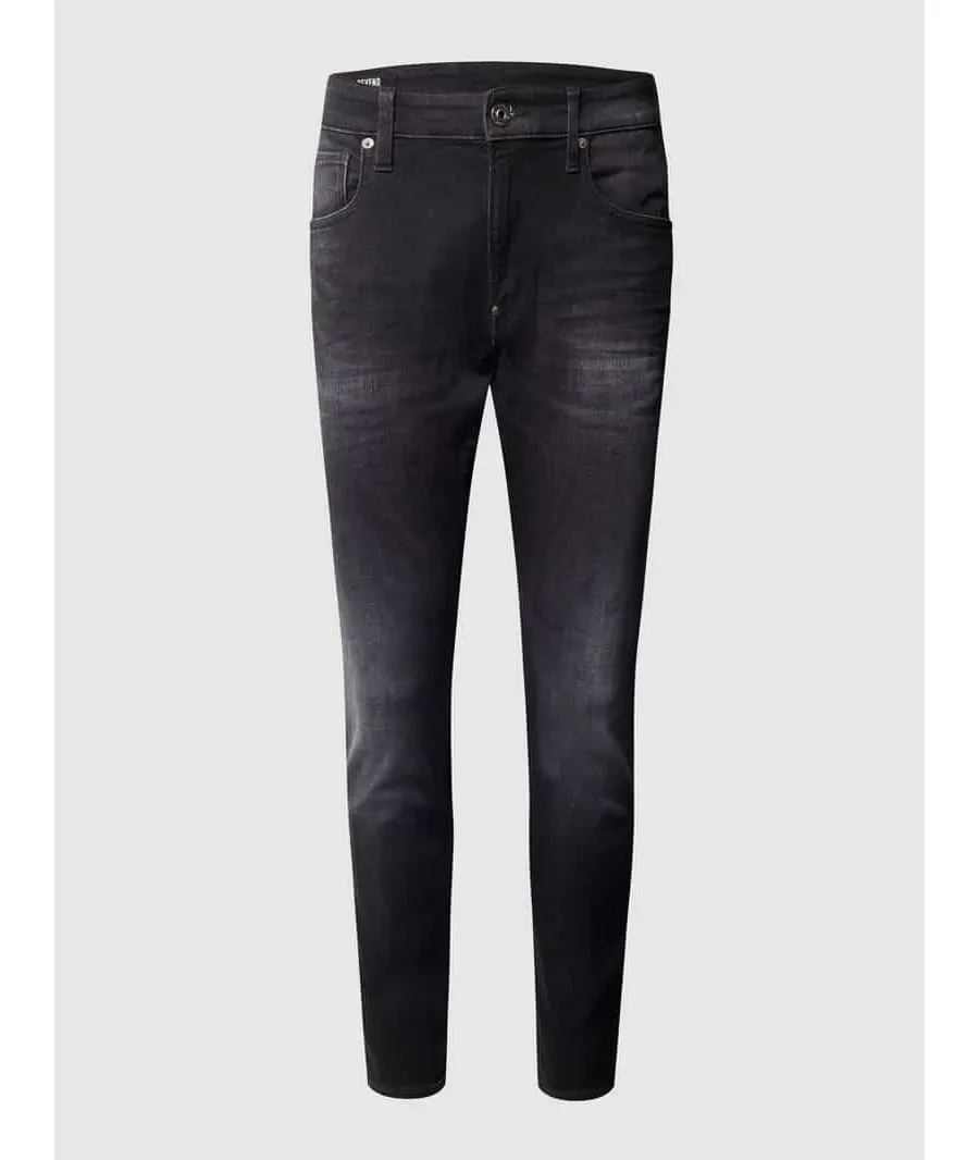 obrazek 1 Jeansy o kroju skinny fit z naszywką z logo