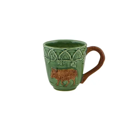 Zdjęcie Niecodzienny ceramiczny kubek z portretem dzika - Bordallo Pinheiro