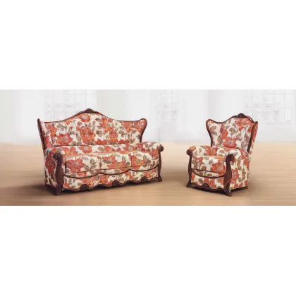 Zdjęcie Oryginalna antyczna trzyosobowa sofa do salonu – Morello Gianpaolo