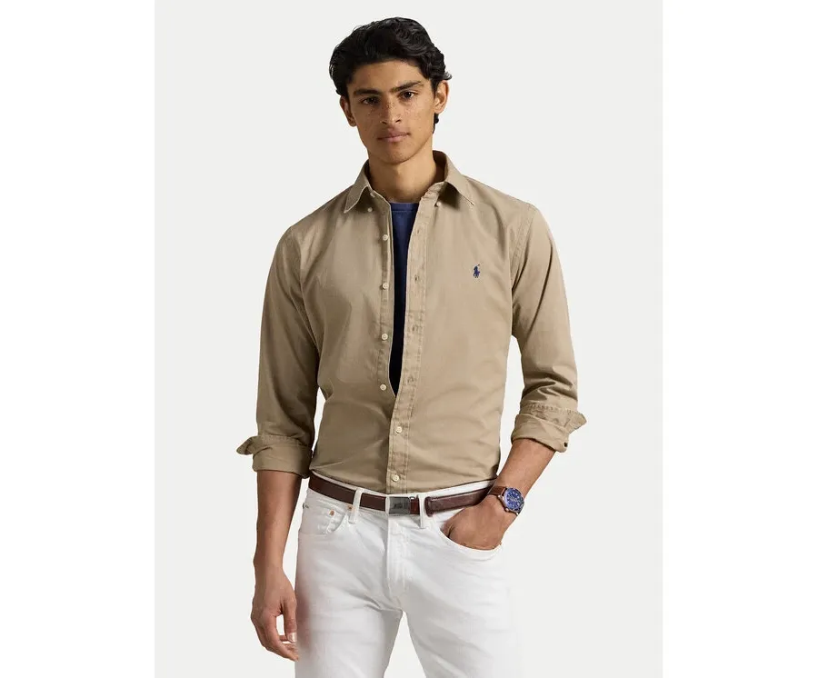 obrazek 1 Polo Ralph Lauren Koszula 710937993011 Beżowy Custom Fit