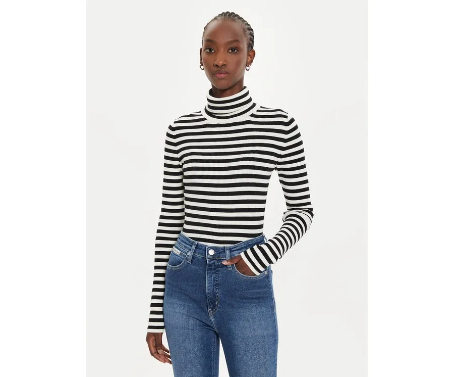 obrazek 1 Calvin Klein Jeans Golf J20J224225 Czarny Regular Fit