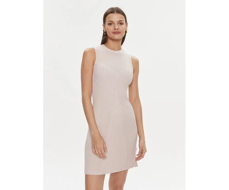 obrazek 1 Guess Sukienka codzienna Allie W4RK20 Z2YN2 Beżowy Bodycon Fit