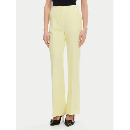 Zdjęcie Maryley Spodnie materiałowe 25EB587/43LL Żółty Regular Fit