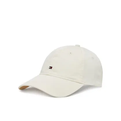 Zdjęcie Tommy Hilfiger Czapka z daszkiem Essential Flag Soft Cap AW0AW17632 Écru