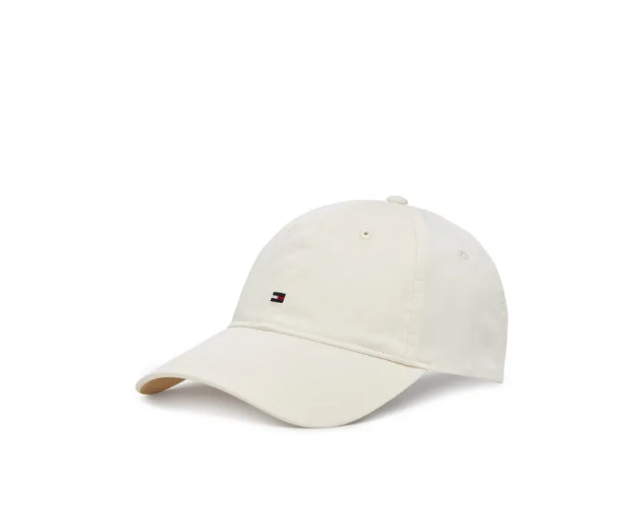 obrazek 1 Tommy Hilfiger Czapka z daszkiem Essential Flag Soft Cap AW0AW17632 Écru