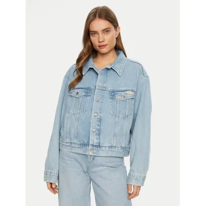 Zdjęcie Calvin Klein Jeans Kurtka jeansowa J20J224548 Niebieski Boxy Fit
