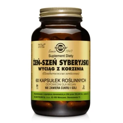 Zdjęcie Solgar Żeń-szeń syberyjski kapsułki